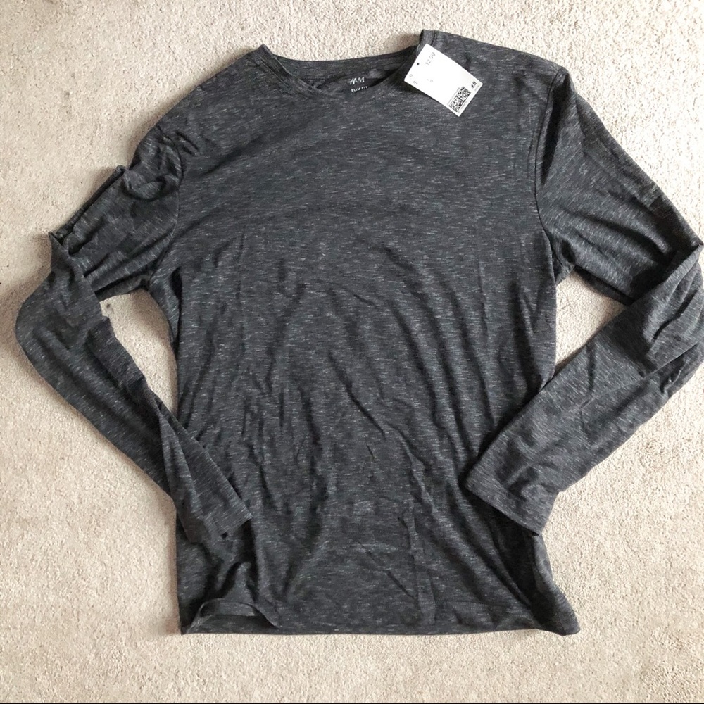 Men’s H&M Long Sleeve Slim Fit Top
